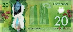 КАНАДА 20 ДОЛЛАРОВ 2