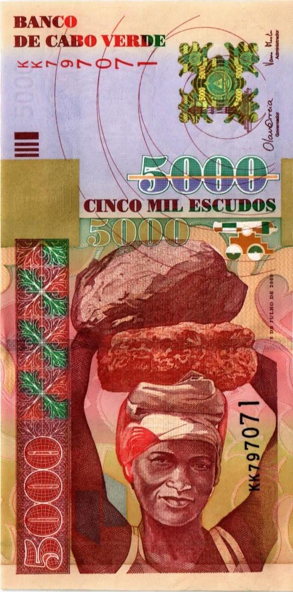 КАБО-ВЕРДЕ 5000 ЭСКУДО 1