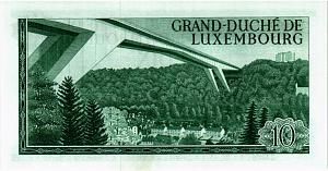 ЛЮКСЕМБУРГ 10 ФРАНКОВ 2
