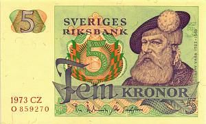 ШВЕЦИЯ 5 КРОН 1