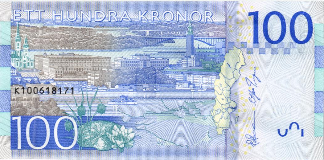 ШВЕЦИЯ 100 КРОН 2