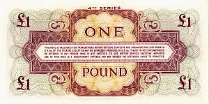 ВЕЛИКОБРИТАНИЯ/АНГЛИЯ 1 ФУНТ (БРИТАНСКАЯ АРМИЯ) 2
