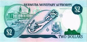 БЕРМУДСКИЕ ОСТРОВА 2 ДОЛЛАРА 2