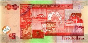 БЕЛИЗ 5 ДОЛЛАРОВ 2
