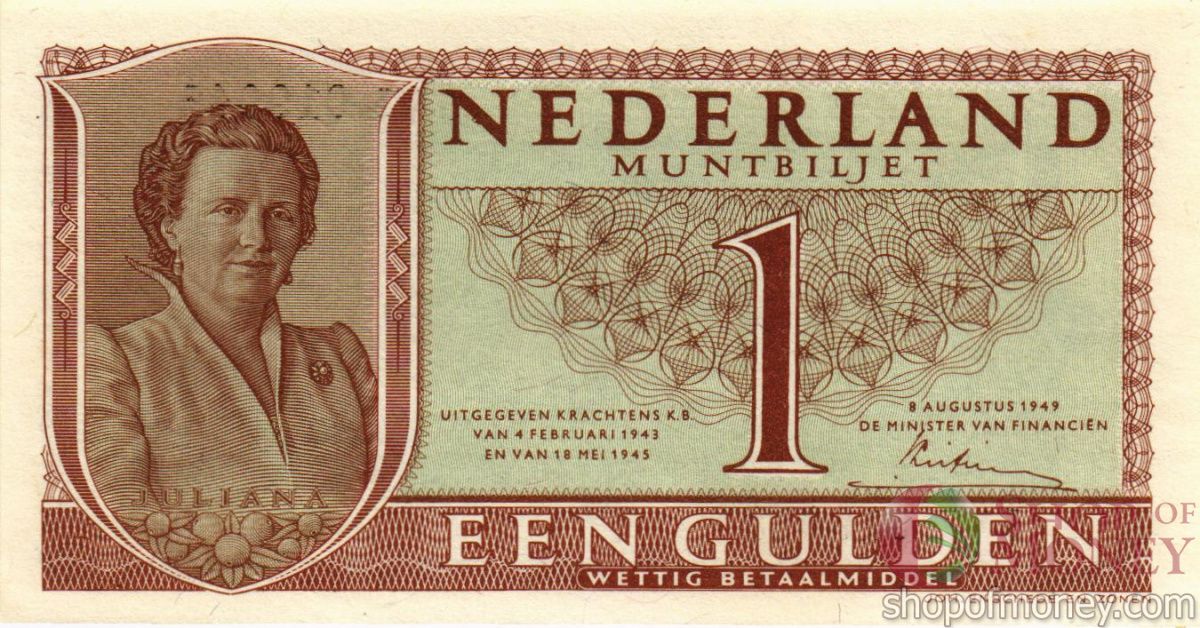НИДЕРЛАНДЫ 1 ГУЛЬДЕН 1