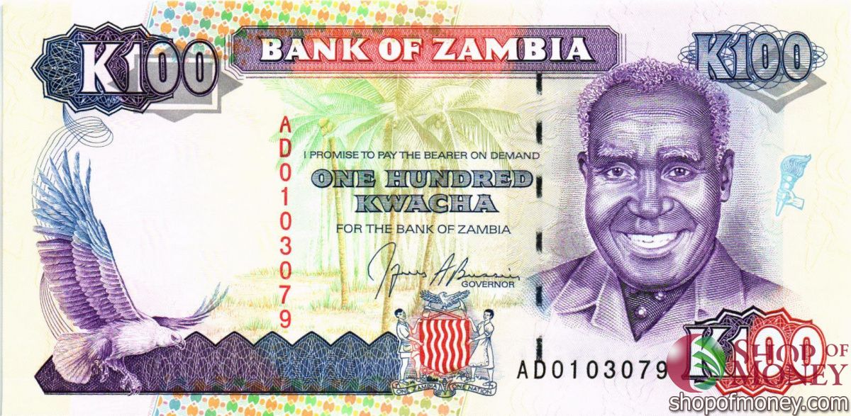 ЗАМБИЯ 100 КВАЧА 1
