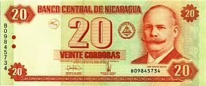 НИКАРАГУА 20 КОРДОБА 1