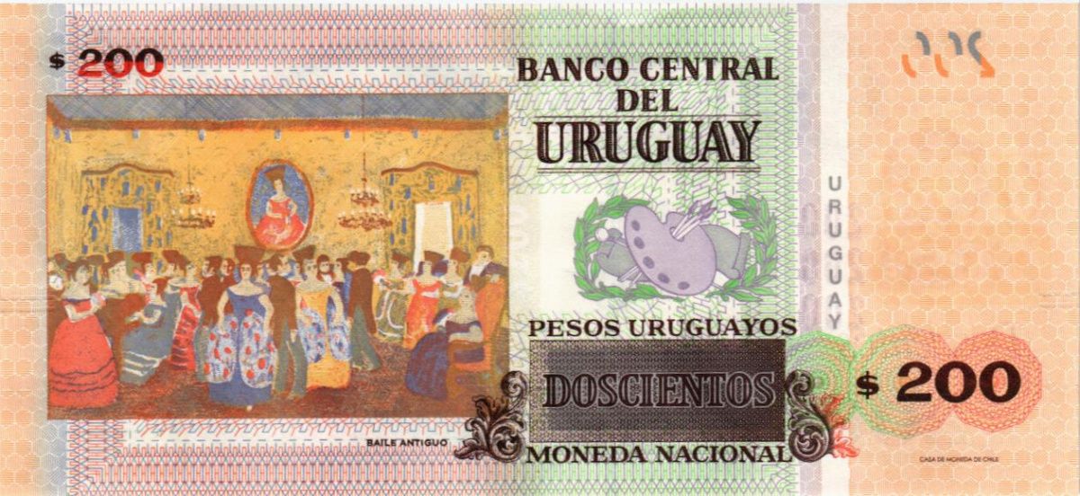 УРУГВАЙ 200 ПЕСО 2