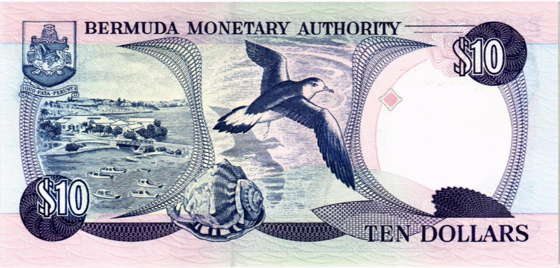БЕРМУДСКИЕ ОСТРОВА 10 ДОЛЛАРОВ 2