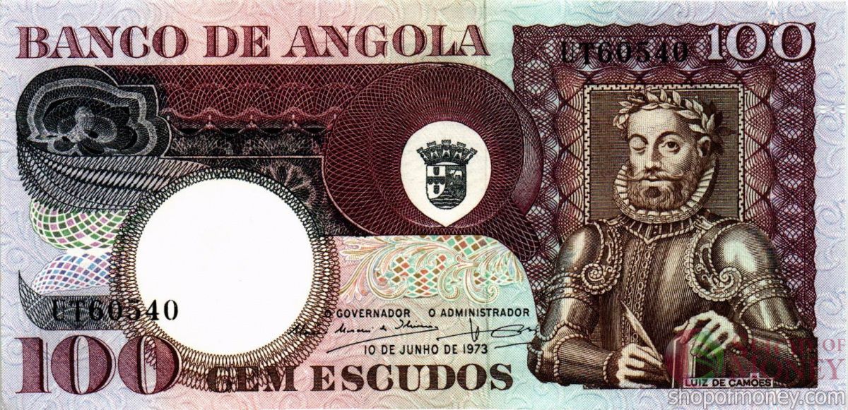 АНГОЛА 100 ЭСКУДО 1