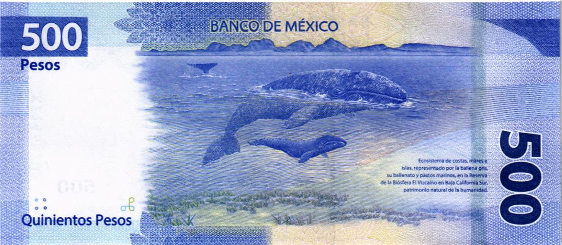 МЕКСИКА 500 ПЕСО (05.01.2022) 2