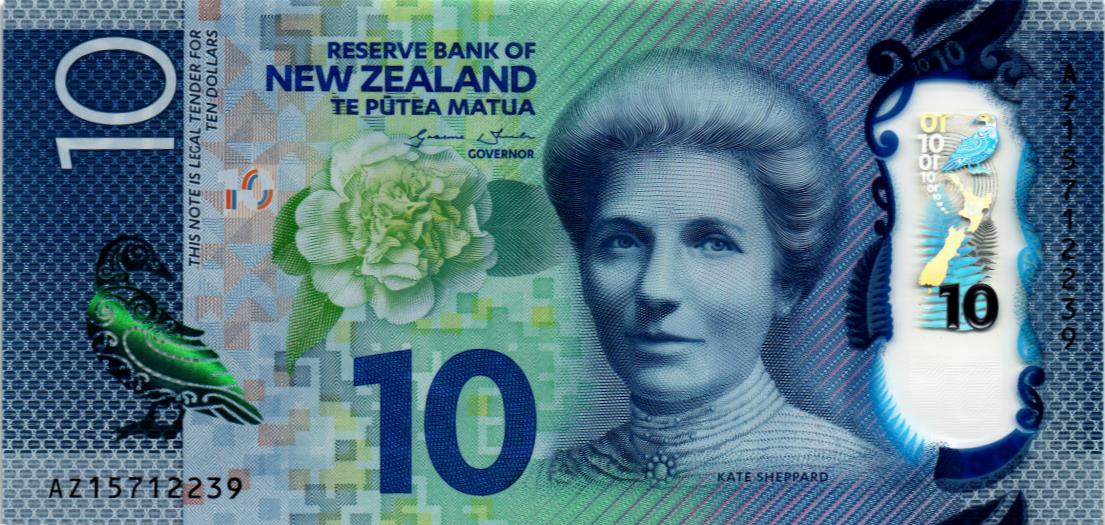 НОВАЯ ЗЕЛАНДИЯ 10 ДОЛЛАРОВ 1