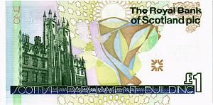 ШОТЛАНДИЯ 1 ФУНТ (THE ROYAL BANK OF SCOTLAND) 2