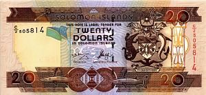 СОЛОМОНОВЫ ОСТРОВА 20 ДОЛЛАРОВ 1