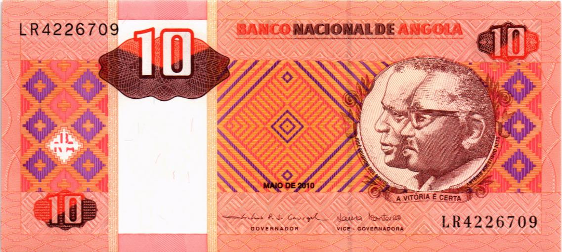 АНГОЛА 10 КВАНЗА 1