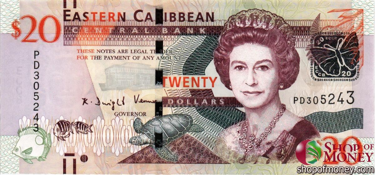 ВОСТОЧНЫЕ КАРИБЫ 20 ДОЛЛАРОВ 1