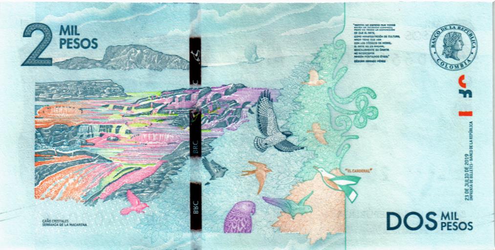 КОЛУМБИЯ 2000 ПЕСО 2