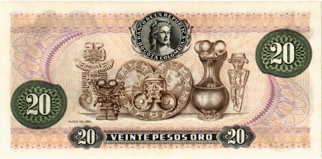 КОЛУМБИЯ 20 ПЕСО 2