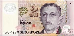СИНГАПУР 2 ДОЛЛАРА 1