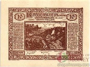 АВСТРИЯ 10 ХЕЛЛЕРОВ (НОТГЕЛЬД) 1