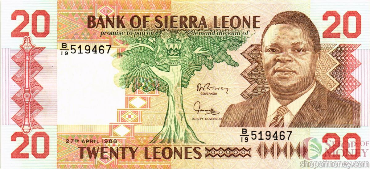 СЬЕРРА-ЛЕОНЕ 20 ЛЕОНЕ 1