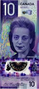 КАНАДА 10 ДОЛЛАРОВ 1