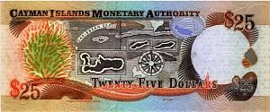 КАЙМАНОВЫ ОСТРОВА 25 ДОЛЛАРОВ 2