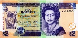 БЕЛИЗ 2 ДОЛЛАРА 1