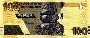 ЗИМБАБВЕ 100 ДОЛЛАРОВ 1