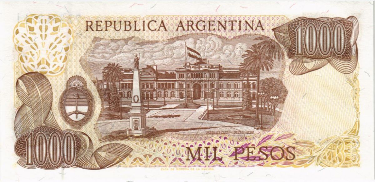 АРГЕНТИНА 1000 ПЕСО 2