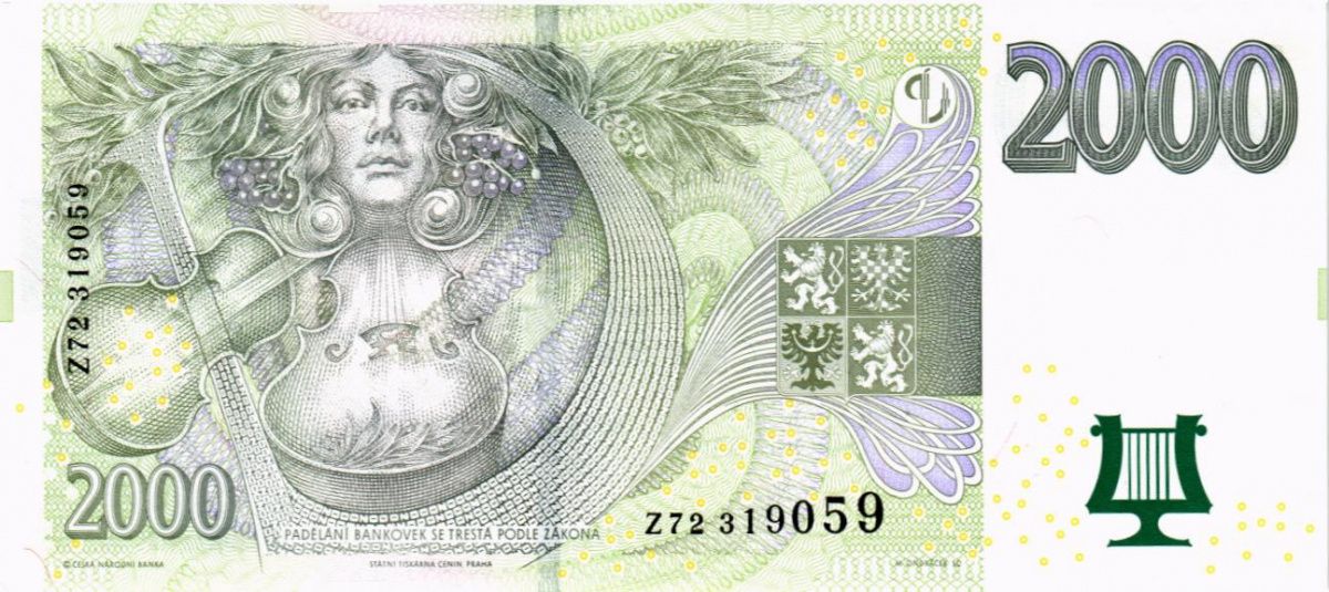 ЧЕХИЯ 2000 КРОН (Z) 2