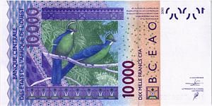WAS - ГВИНЕЯ-БИСАУ 10000 ФРАНКОВ (S) 2