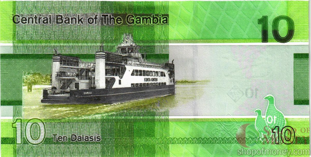 ГАМБИЯ 10 ДАЛАСИ 2