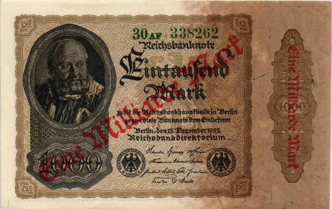 ГЕРМАНИЯ 1000000000 МАРОК 1