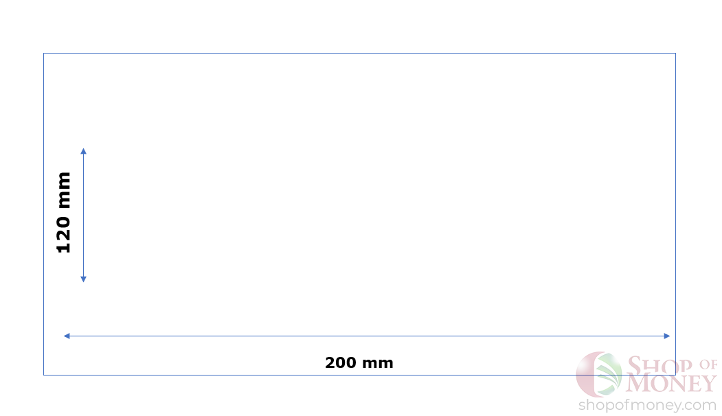 АЛЬБОМ ДЛЯ КОЛЛЕКЦИОНИРОВАНИЯ БАНКНОТ НА 20 ЛИСТОВ (120 mm х 200 mm) 2