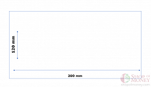 АЛЬБОМ ДЛЯ КОЛЛЕКЦИОНИРОВАНИЯ БАНКНОТ НА 20 ЛИСТОВ (120 mm х 200 mm) 2