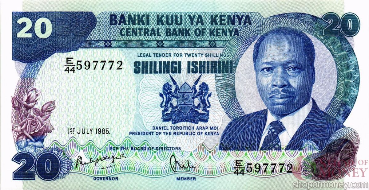 КЕНИЯ 20 ШИЛЛИНГОВ 1