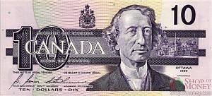 КАНАДА 10 ДОЛЛАРОВ 1