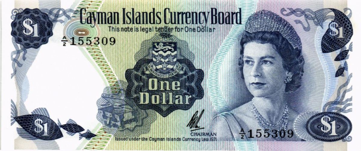 КАЙМАНОВЫ ОСТРОВА 1 ДОЛЛАР 1