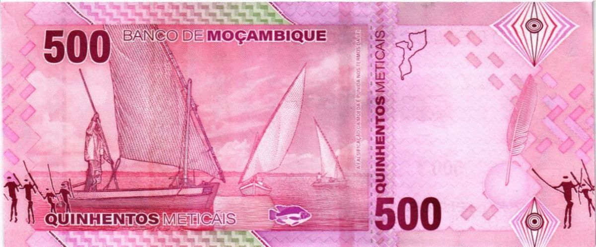 МОЗАМБИК 500 МЕТИКАЛЬ 2