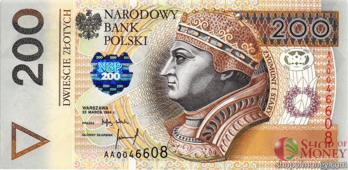 ПОЛЬША 200 ЗЛОТЫХ 1