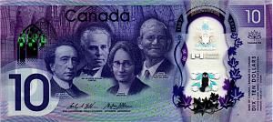 КАНАДА 10 ДОЛЛАРОВ 1