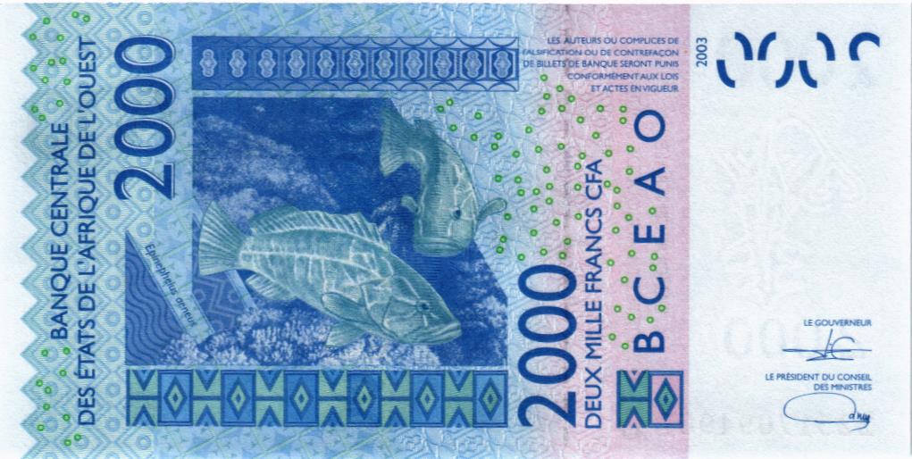 WAS - МАЛИ 2000 ФРАНКОВ (D) 2