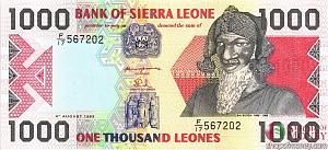 СЬЕРРА-ЛЕОНЕ 1000 ЛЕОНЕ 1