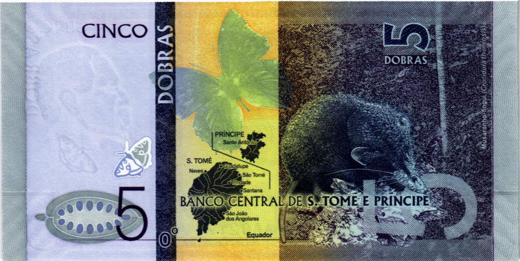 САН-ТОМЕ И ПРИНСИПИ 5 ДОБР (БУМАГА) 2