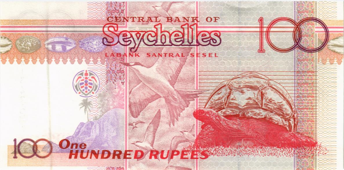 СЕЙШЕЛЬСКИЕ ОСТРОВА 100 РУПИЙ (-AA-) 2