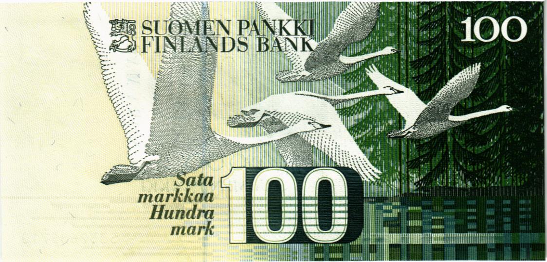 ФИНЛЯНДИЯ 100 МАРОК (Litt. A) 2