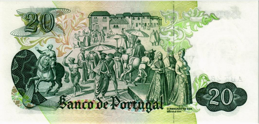 ПОРТУГАЛИЯ 20 ЭСКУДО 2