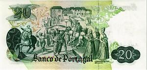 ПОРТУГАЛИЯ 20 ЭСКУДО 2