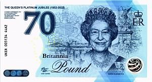 ВЕЛИКОБРИТАНИЯ/АНГЛИЯ 1 ФУНТ (СУВЕНИРНАЯ) 1